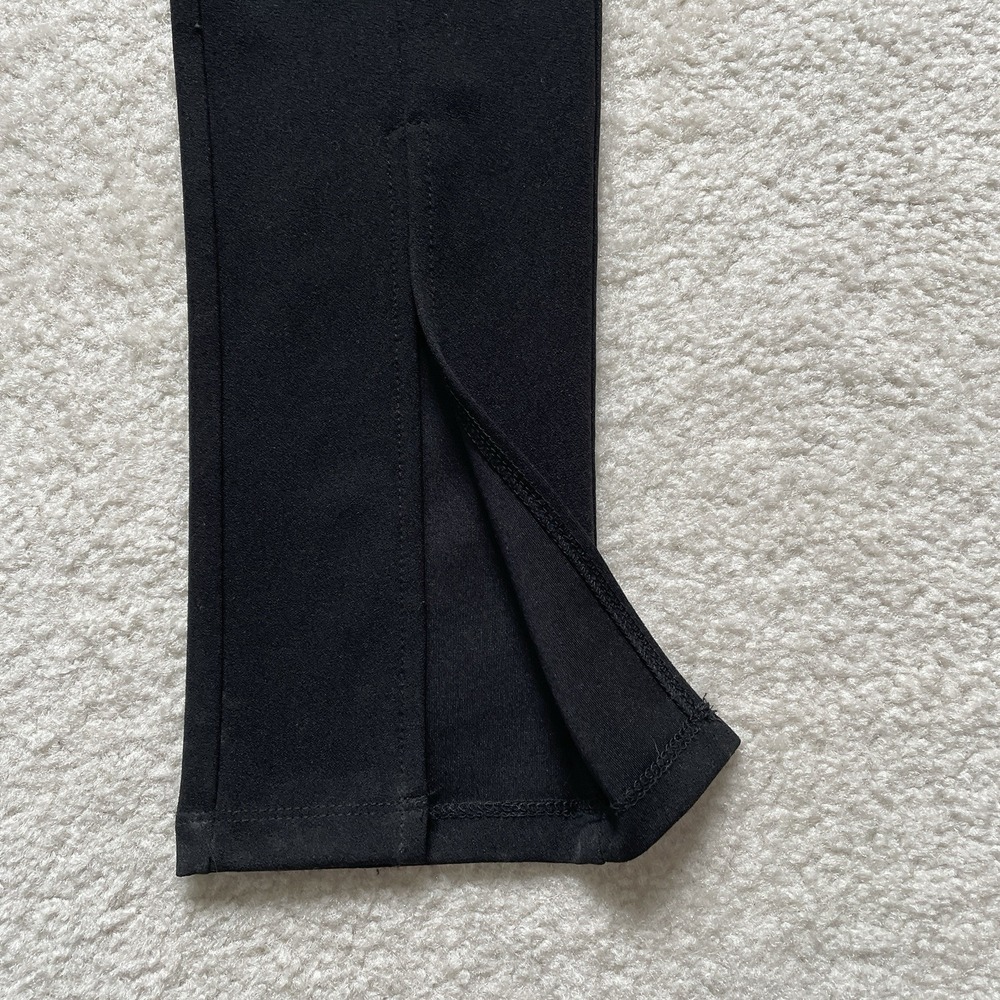 Sage The Label Front Slit Black Pants Women's XS  Stretch Split Hem NWT - Picture 7 of 11